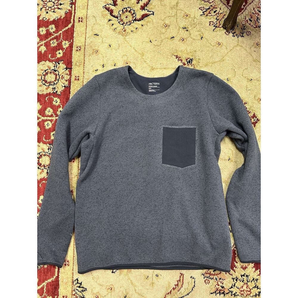 Arcteryx Covert Fleece Womens Small Long Sleeve Blue Pullover Sweater